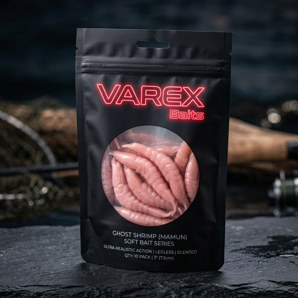 VAREX Baits Premium Soft Baits Packaging Mockup